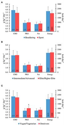 Dietary Intake, Body Composition and Iron Status in Experienced and Elite Climbers